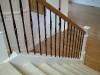 Wood Staircases With Iron Balusters