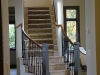 Wood Staircases With Iron Balusters