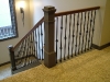 Wood Staircases With Iron Balusters