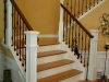 Wood Staircases With Iron Balusters