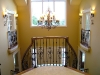 Wood Staircases With Iron Balusters