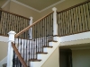 Wood Staircases With Iron Balusters