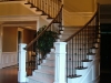 Wood Staircases With Iron Balusters