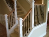 Wood Staircases With Iron Balusters