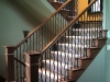 Wood Staircases With Iron Balusters